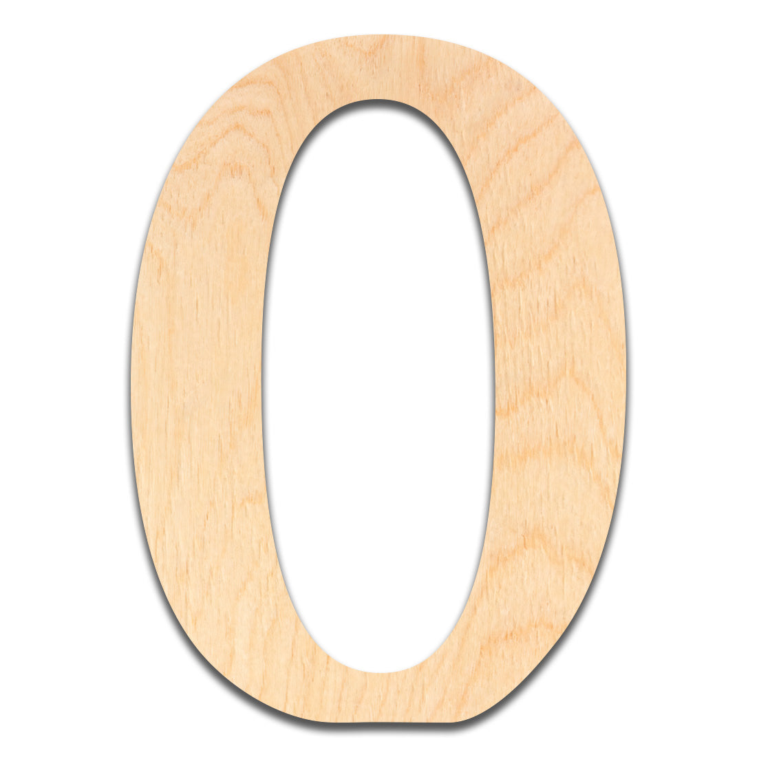 18 inch Wooden Number 0 - This 18 inch Unfinished Wood Number is Ready for Painting or Decorating. for Signs, Home Wall Decor, Office Decor, Letter Wall Decor, Party or Wedding Decorations.