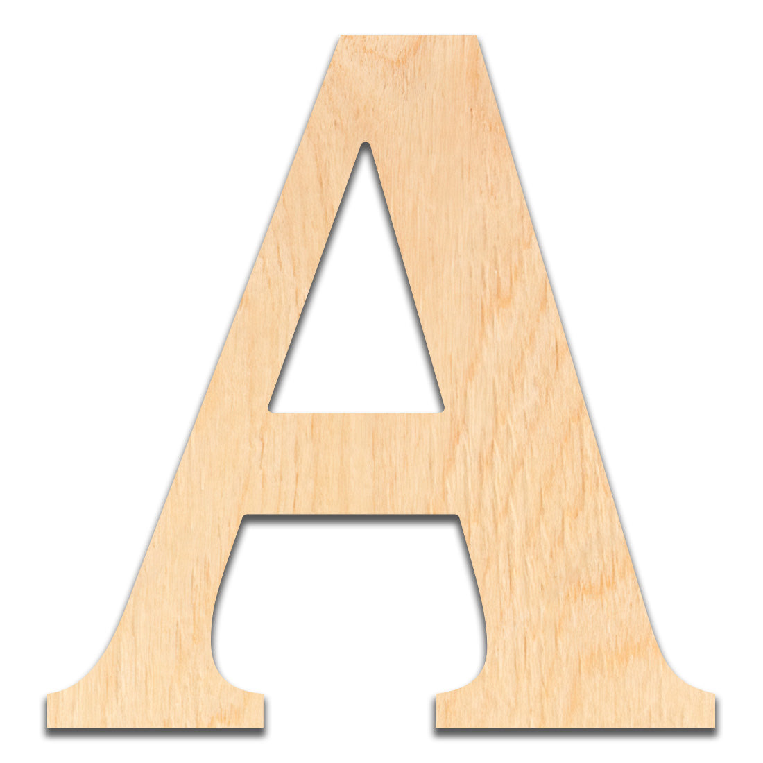 18 inch Wooden Letter A - This 18 inch Unfinished Wood Letter is Ready for Painting or Decorating. for Signs, Home Wall Decor, Office Decor, Letter Wall Decor, Party or Wedding Decorations.