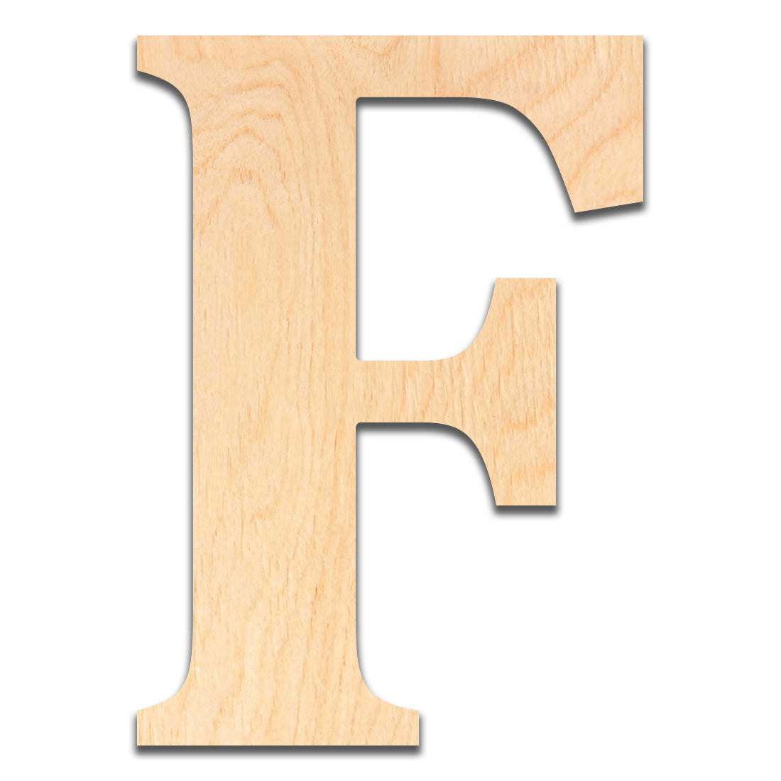 18 inch Wooden Letter F - This 18 inch Unfinished Wood Letter is Ready for Painting or Decorating. for Signs, Home Wall Decor, Office Decor, Letter Wall Decor, Party or Wedding Decorations.