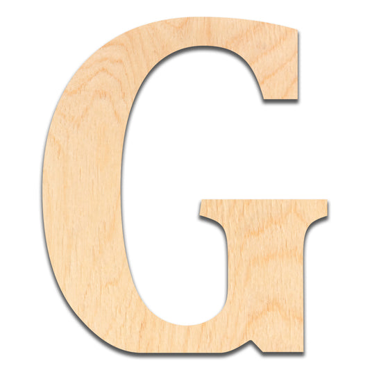 18 inch Wooden Letter G - This 18 inch Unfinished Wood Letter is Ready for Painting or Decorating. for Signs, Home Wall Decor, Office Decor, Letter Wall Decor, Party or Wedding Decorations.