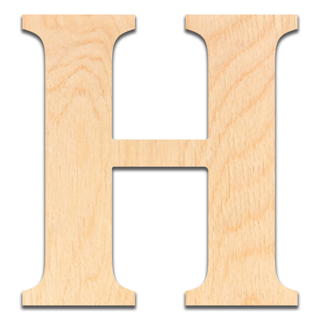 wood letter 6 inch