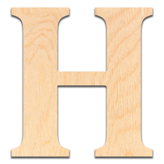 wood letter 6 inch