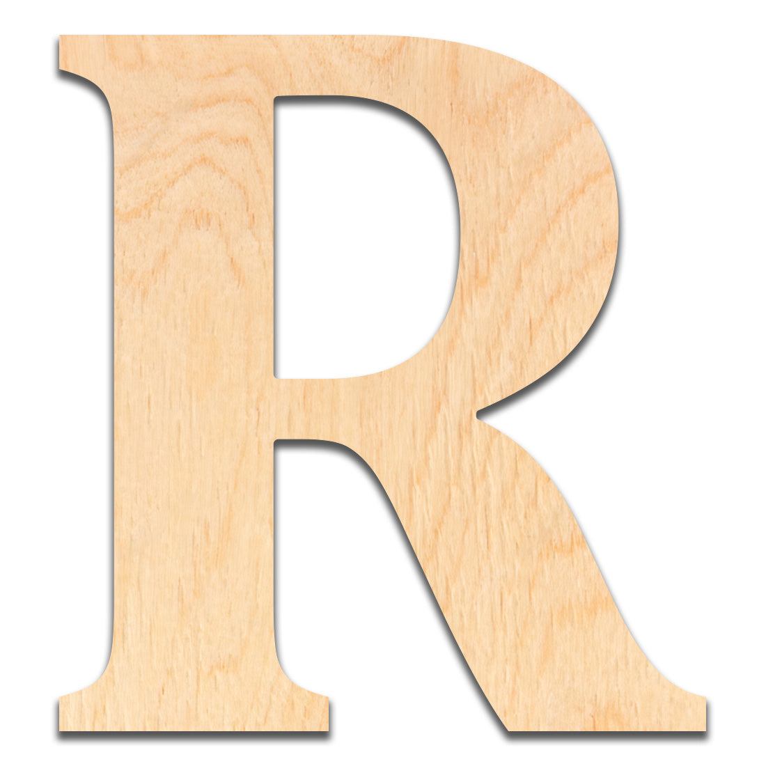 18 inch Wooden Letter R - This 18 inch Unfinished Wood Letter is Ready for Painting or Decorating. for Signs, Home Wall Decor, Office Decor, Letter Wall Decor, Party or Wedding Decorations.