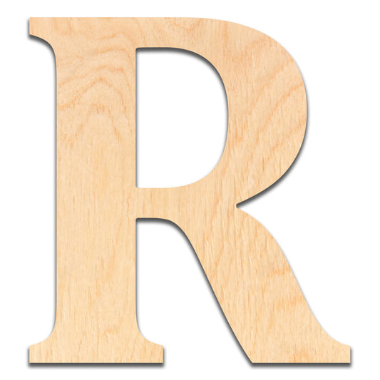 wood letter 6 inch