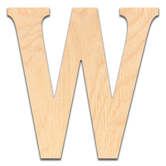 wood letter 6 inch