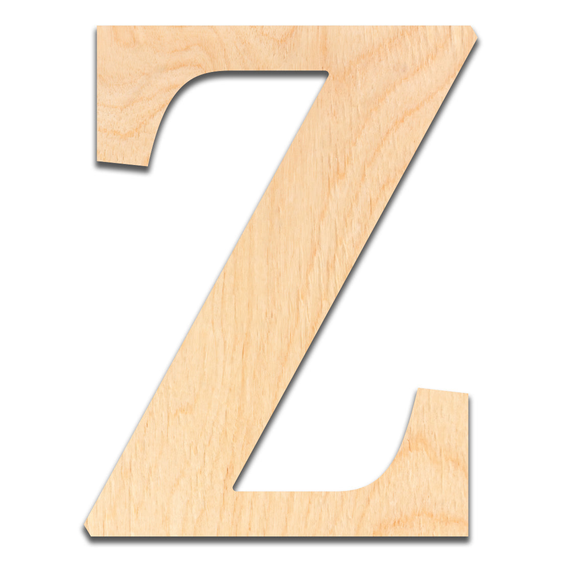 18 inch Wooden Letter Z - This 18 inch Unfinished Wood Letter is Ready for Painting or Decorating. for Signs, Home Wall Decor, Office Decor, Letter Wall Decor, Party or Wedding Decorations.